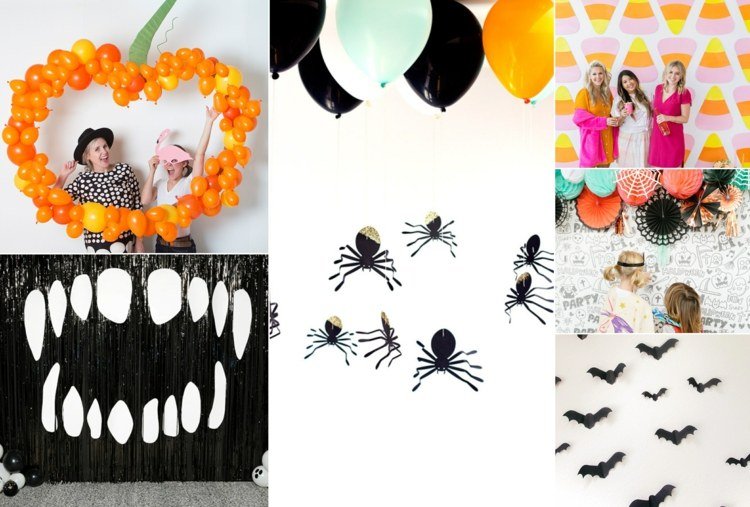 Gör din egen Halloween -bakgrund för foton och som dekoration