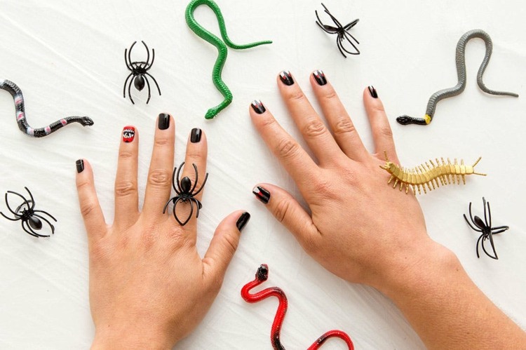 halloween naglar idéer-guider-festival-nagel-design-tips