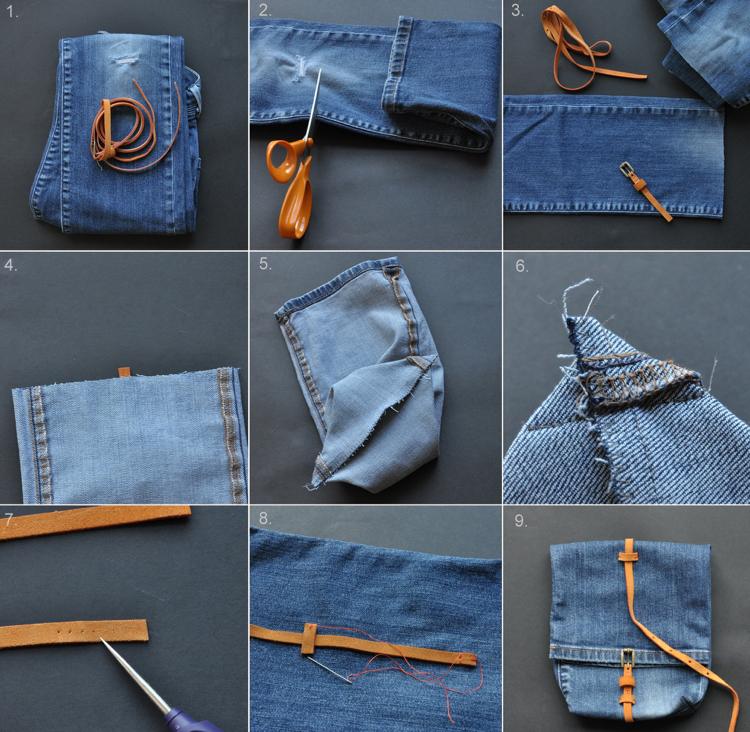 DIY-idéer-sy-jeans-väska-enkla instruktioner