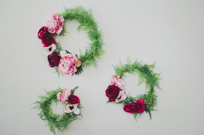 krans blommor bröllop brud dekoration hår tillbehör