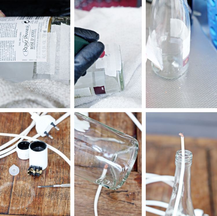 diy-lamp-flaska-gör-det-själv-instruktioner-borrning-kabel-tie