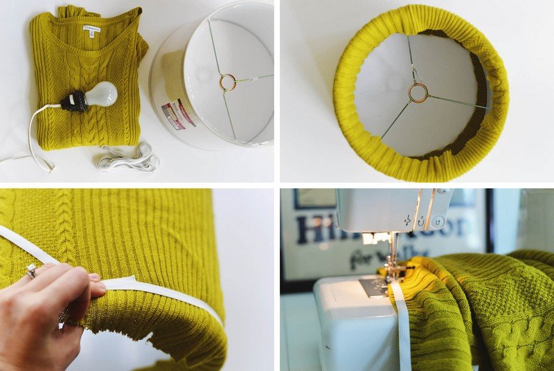 DIY-lampa-tinker-ålder-tröja-upcycling-idéer