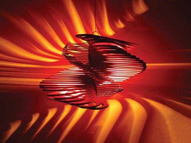 spiral lampa klädhängare effektiv DIY