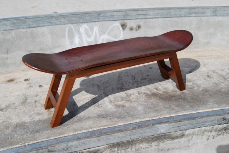 DIY möbler skateboardbänk idéer