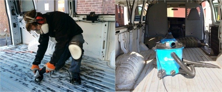 husvagn på hjul transportör husvagn renovering resultat inre rengöring