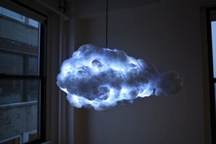 diy clouds lampa thundercloud-original-tinker-idé-blå