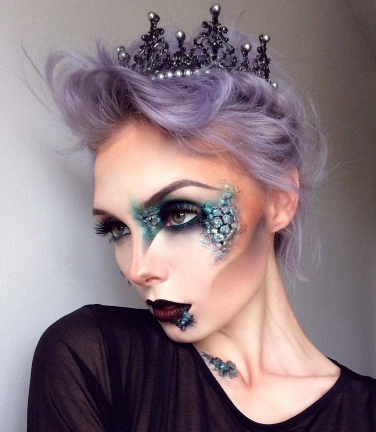 drake make up kvinna halloween