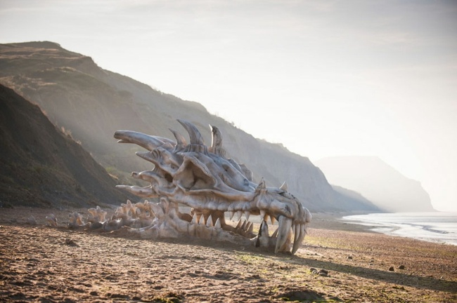 Dragon kusten england ocean beach saga världen