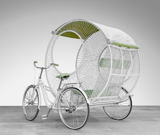 Eclipse modern cykel rickshaw design miljövänliga fordon