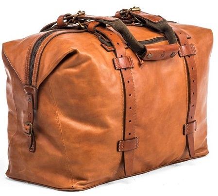 Travel Brown Δερμάτινη Duffle τσάντα για άνδρες