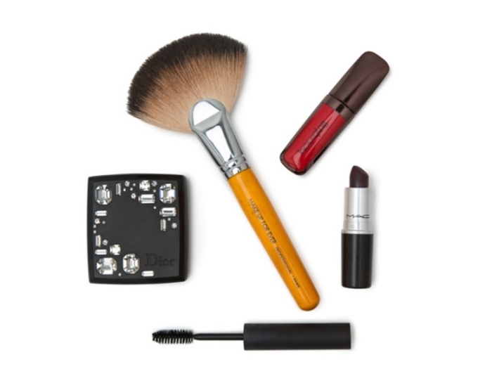 Makeup-Beauty-Shimmer-Fan Brush-Opaque-Rouge-Lipstick-Eyebrow Gel
