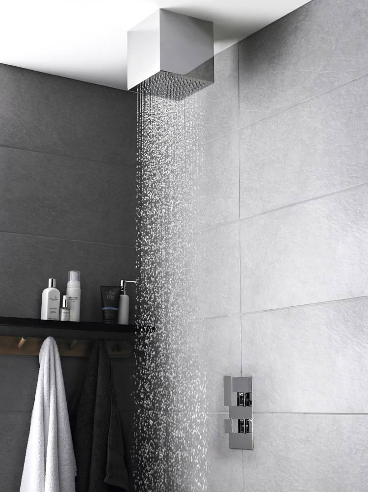 dusch-idéer-badrum-regndusch-monokrom-modern-grå-minimalistisk