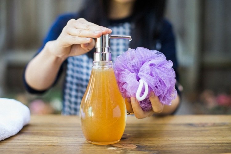 honung naturliga produkter huskurer förbereda duschgel