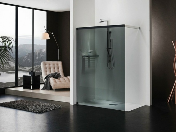 minimalistisk perfekt liten duschkabin