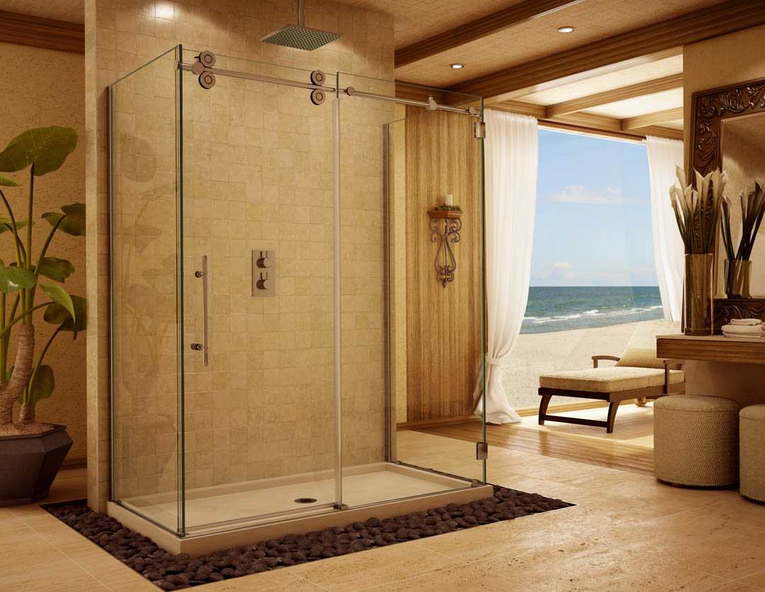 Rengöring av duschdörren Tips för hemmetoder Badrumsmöbler moderna