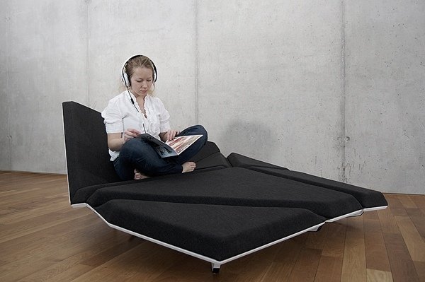 Lounge soffa design-flexibel projicera dynamiskt