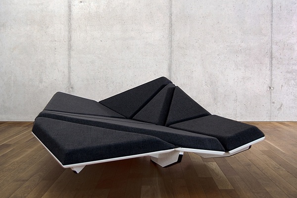 Soffa innovativ säng-inomhus lounge möbler design