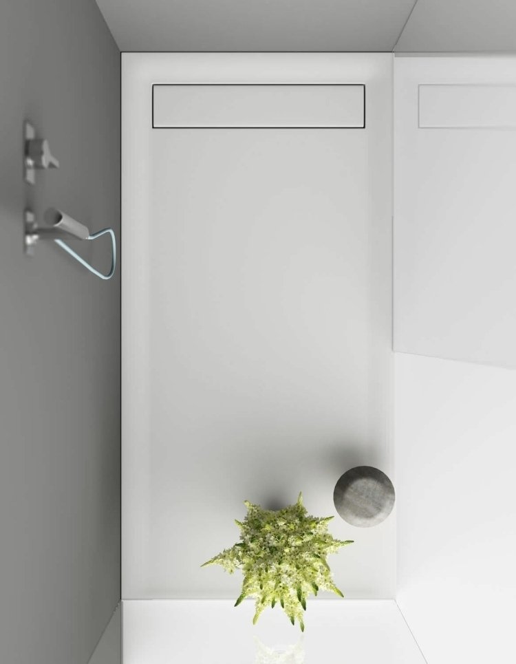 duschkabin-duschbricka-vit-vägg-grå-beslag-blommor-modern-rektangulär