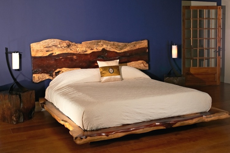 äkta trämöbler-naturligt-tropiskt trä-exotiskt-sovrum-säng-sänggavel-rustikt