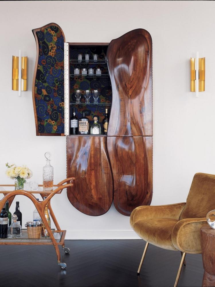 äkta trämöbler-natur-tropiskt trä-exotiskt-bar-skåp-modern-design-skåp-dörrar