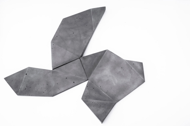 Betong hushållsartiklar samling tallrik skål origami