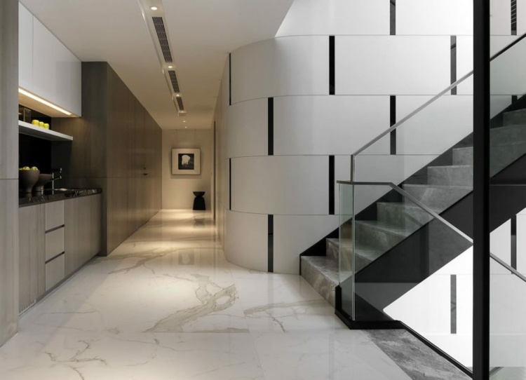 golv-marmor-kakel-korridor-trappa-pentry-räcke-glas-bild-tak-lapels-garderob-10