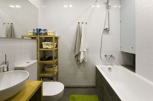 liten modern lägenhet badrum za bor arkitekter