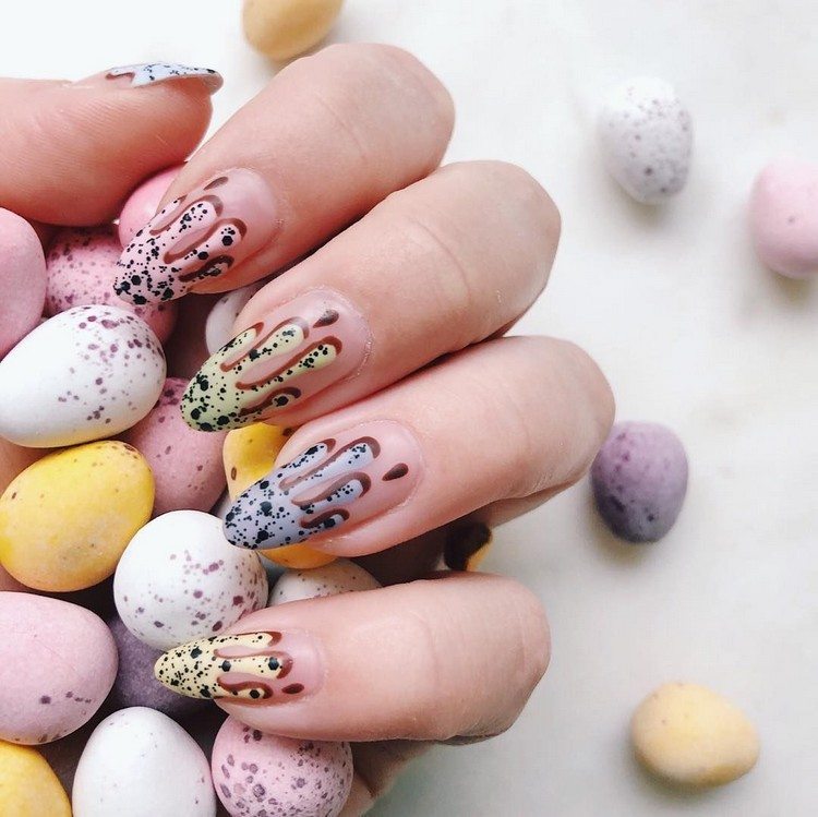 Gör dina egna påskspikar Eggshell Nails Nail trend