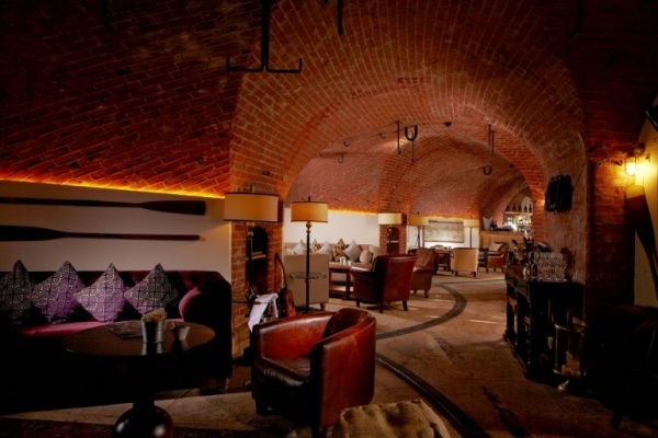 salong tegelvägg spitbank fort hotell havet som en marin fästning