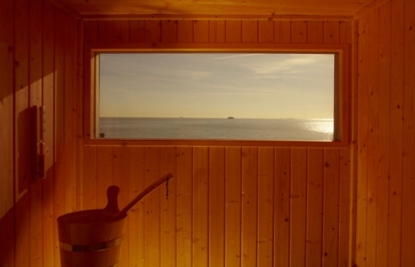 outlook bastu spitbank fort hotell havet som en marin fästning