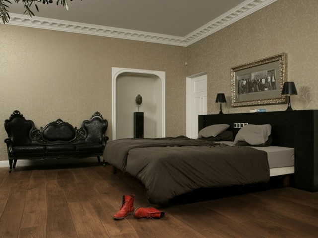 Välj sovrumsgolv för att skapa en klassisk stil