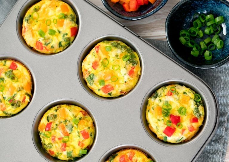 Omelettmuffinsform Baka Förbered idéer Snabbrecept