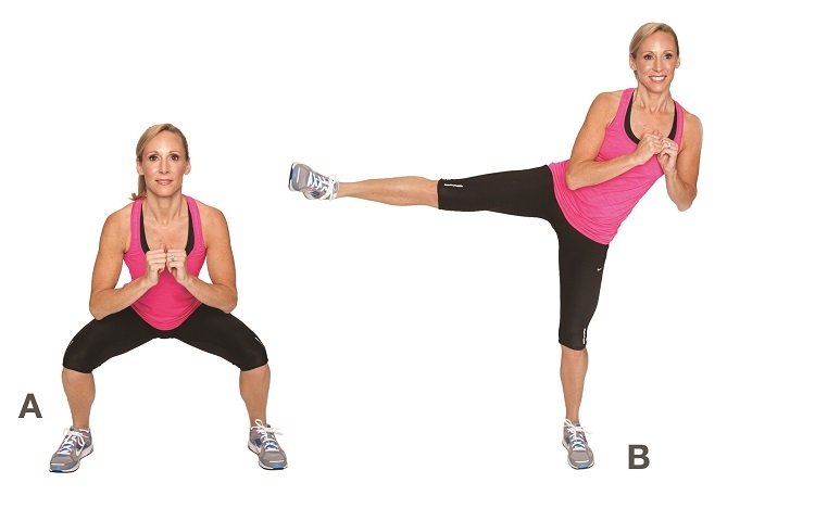 Squat-varianter Träningsplan för hela kroppen för kvinnor Träning med egen vikt