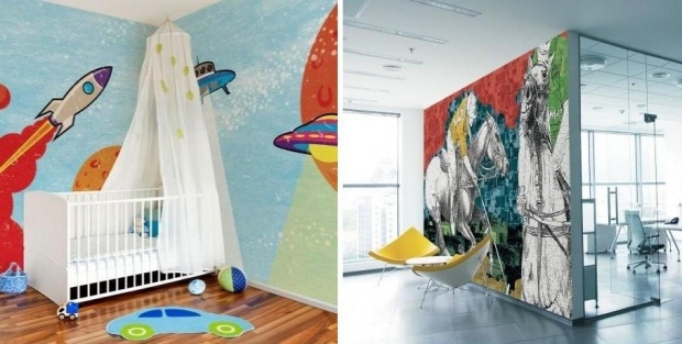 vägg barnrumsdesign kombinerar fantasifullt färger