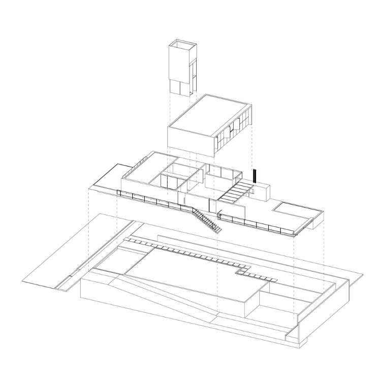 design hus med pool modern konstruktion brazil konstruktion stil bekväm praktisk planlösning 3d