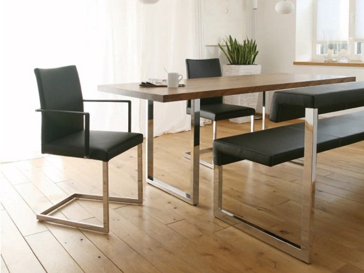 matbord-massivt trä-rektangulära-aluminium-fötter-VEGAS-KFF