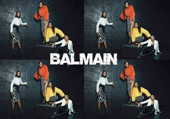 Balmain-mode-höst-vinter-Rihanna-med-Campbell-och-Iman