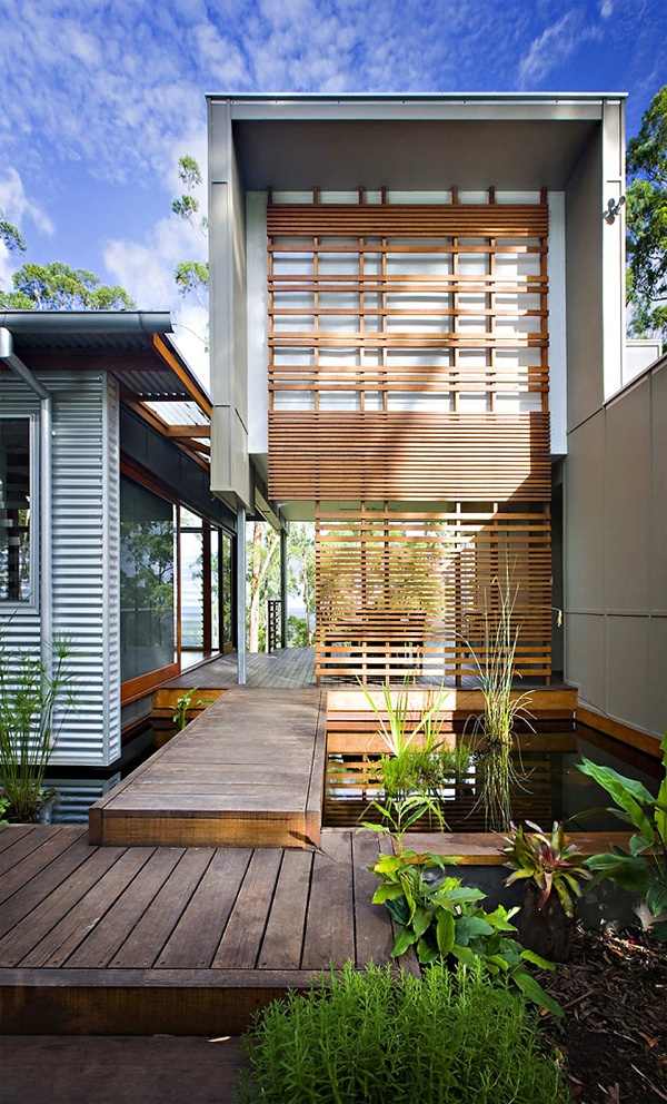 hållbar träarkitektur i Australien