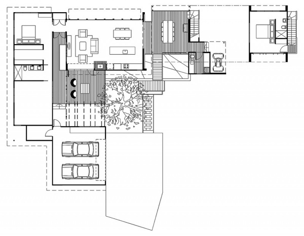 Storrs Road -bostad med hållbar arkitektonisk plan