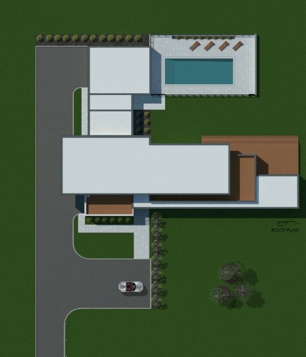 modernt minimalistiskt hus i Kanada