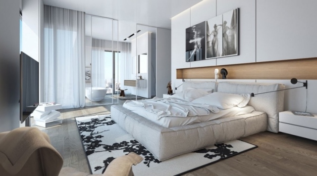 Sovrum-med-badrum-skjutdörrar-glas-lyx-lägenhet-3d-renderings