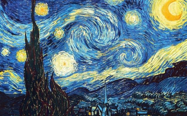 stjärnklar natt-konstverk-van-gogh