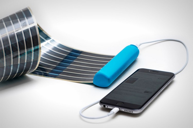 Solar laddare mobiltelefon-iphone-batteri-kompakt