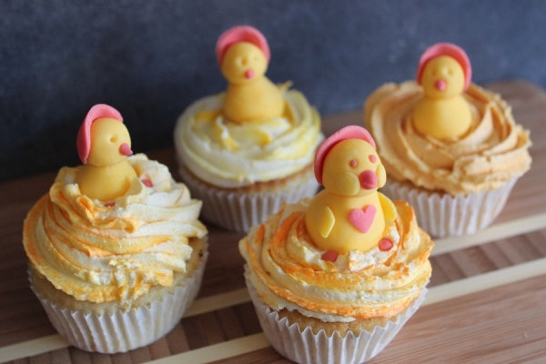 Bakning recept kycklingar ägg cupcakes Påskkakor idéer ingredienser