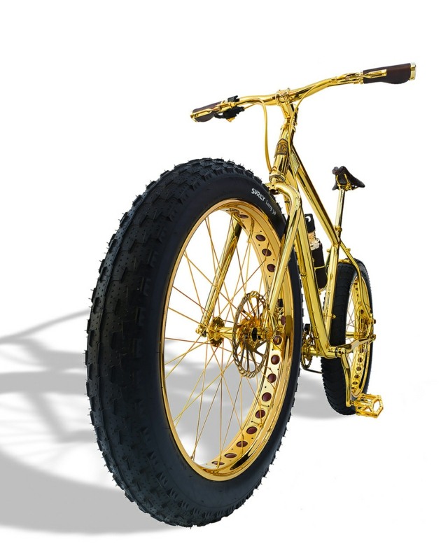 THSG cykel guld 24k iditabike specialutgåva