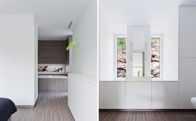 inbyggt kök modern design skåp inbyggd vit