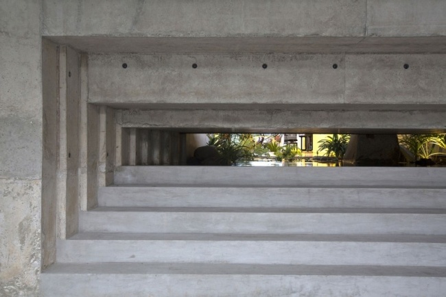 flerfamiljshus singapore exponerade betongtrappor landskapsarkitektur