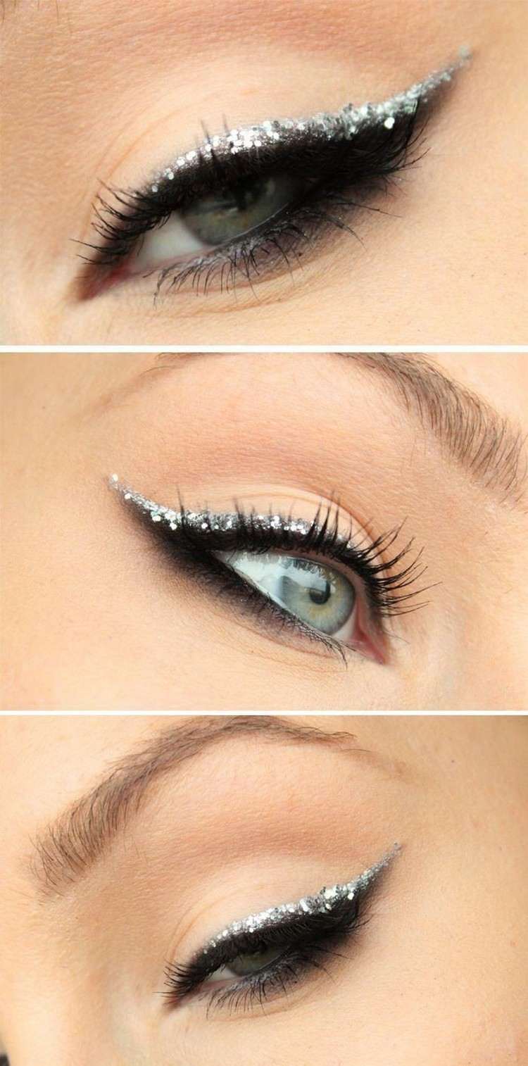 Fest-smink-glitter-eyeliner-effektivt