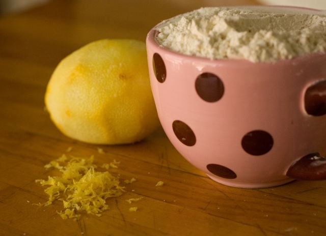 Citron tårta kex bakning ingredienser smör mjöl juice