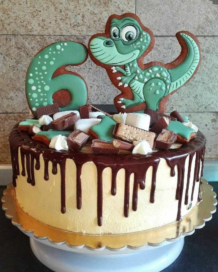 cookie dino cake cutter dekorera födelsedagstårta